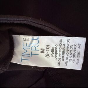 Women’s 8-10 Petite black dress pants